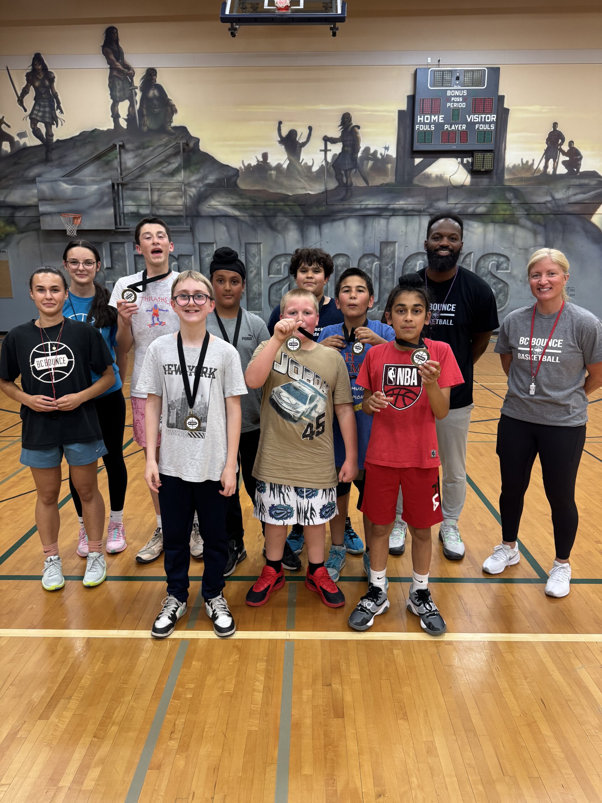 Mission Team Award winners 2025 the league Team Award winner for points for , points against and for most players scoring each game